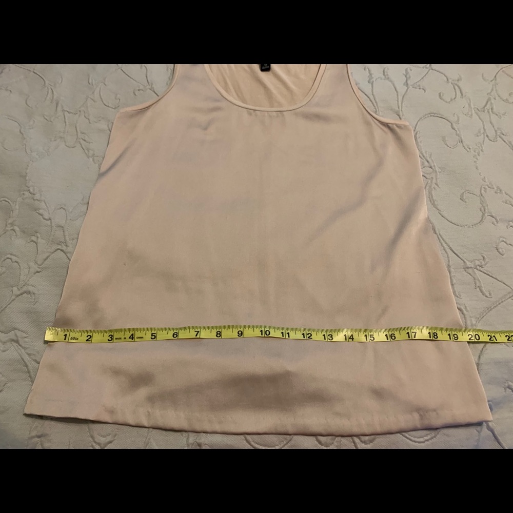 Ann Taylor champagne sleeveless tank top size M - Picture 5 of 13